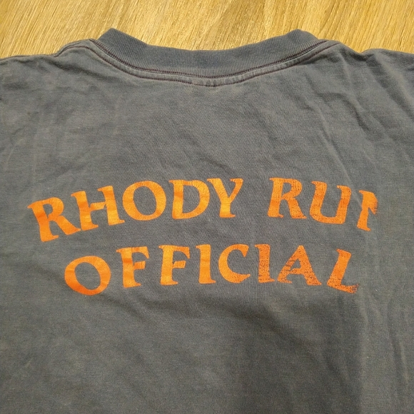 '90s vintage Rhody Run official t-shirt large royal first class USA made single - Picture 9 of 9